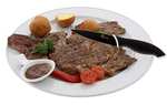 Coffret de 6 couteaux steak lames anti-adhérentes Pradel Excellence CC006N - noir