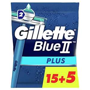 Paquet de 20 rasoirs Gillette Blue II