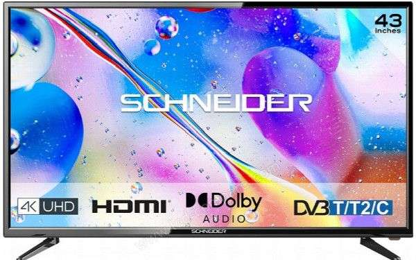 TV 43" Schneider GMSCLED43UN200 - 4K UHD 3840x2160