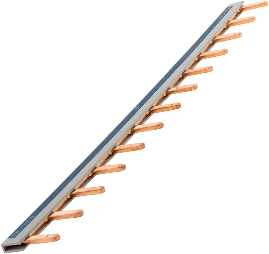 Peigne de Raccordement Universel Zenitech 13 Modules - Acier, Compatible Disjoncteurs à Connexion Automatique ou à Vis