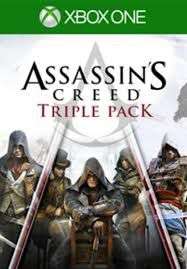 Assassin's Creed Triple Pack - Black Flag + Unity + Syndicate Xbox One/Series (Dématérialisé - Argentine)