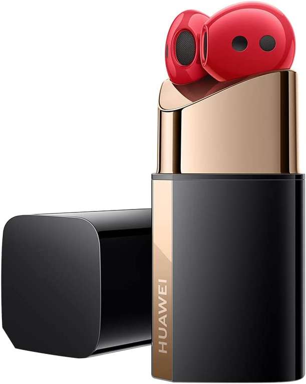 Ecouteurs sans fil Huawei FreeBuds Lipstick Rouge - Bluetooth 5.2, réduction de bruit active