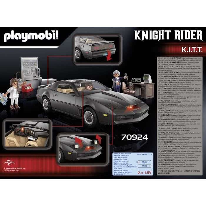 Set Playmobil Knight Rider K.I.T.T. K2000 (70924)