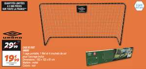 Cage de Foot portable Umbro - 1 Filet, 4 Crochets de sol
