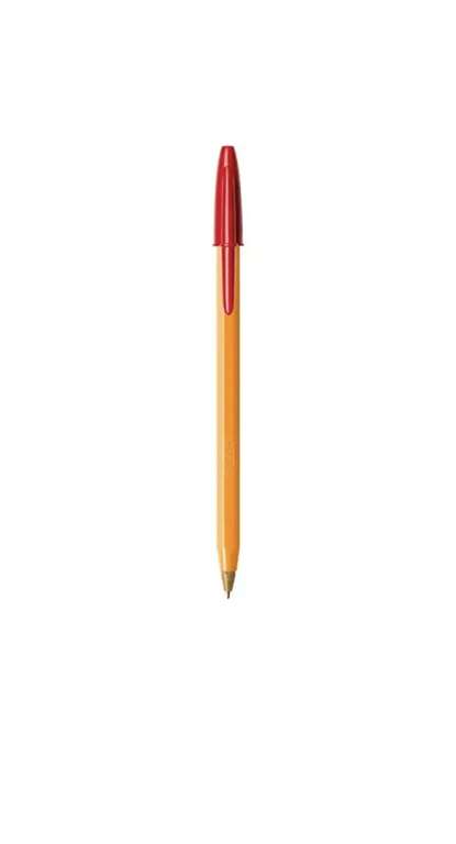 Boite de 20 stylos Rouge Bic pointe fine (0,8 mm)