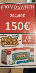 Console Nintendo Switch Lite + Animal Crossing New Horizons + 3 mois Nintendo Switch Online - Auray (56)