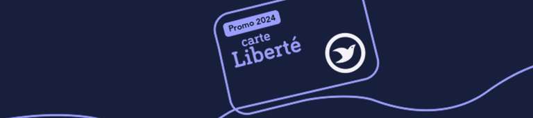 Carte de transport SNCF Liberté (valable 1 an)