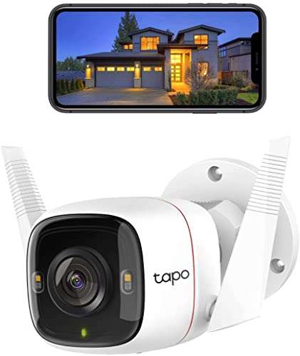 Caméra Surveillance WiFi Extérieur Tapo C320WS - QHD 4MP, Vision nocturne en couleur, IP66