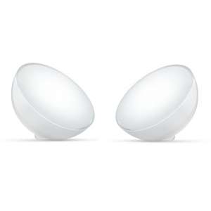 Lot de 2 lampes Philips Hue Go White & Color Ambiance - V2, Zigbee, Bluetooth