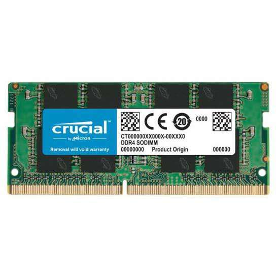 Barette mémoire RAM Crucial Dual Rank CT16G4SFD832A - 16 Go, DDR4, 3200 MHz, SODIMM-DDR4