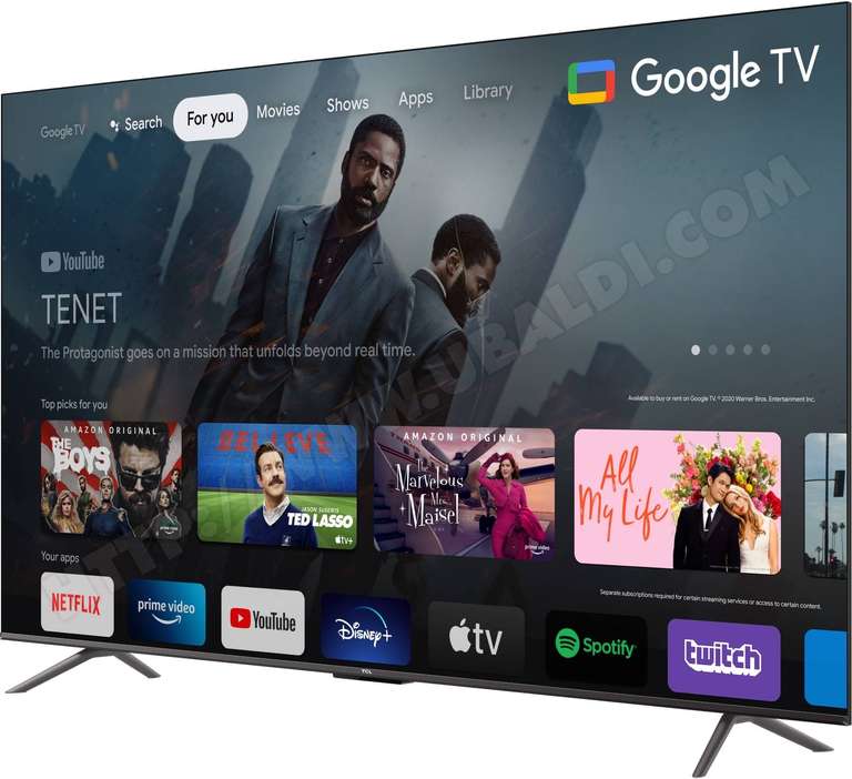 TV 85" TCL 85P731 - 4K UHD, 50Hz, Dolby Vision & Atmos, Google TV (via ODR de 100€)