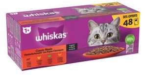 Boite de 48 sachets de repas pour chat Whiskas