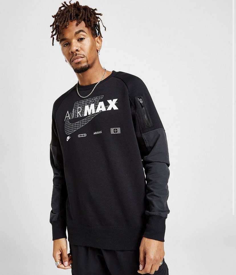 Sweat-shirt Nike Air Max Fleece - Tailles: et L – Dealabs.com