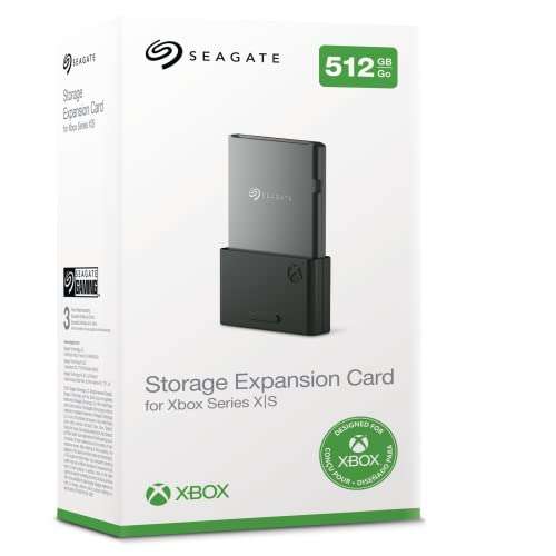 Carte d’extension de stockage NVME Seagate pour Xbox Series X|S - 512 Go