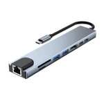 [Nouveaux clients] Hub USB C 3.1 8 en 1 Airies - ports USB, HDMI 4K, RJ45, lecteur de carte SD/TF, charge rapide (9,30€ pour tous)