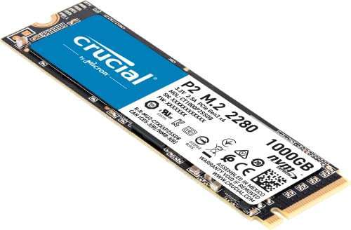 SSD interne M.2 NVMe Crucial P2 - 1 To –