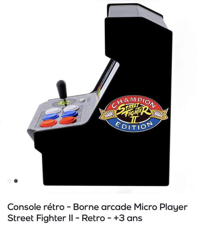 Console rétro - Borne arcade Micro Player Street Fighter II - Retro
