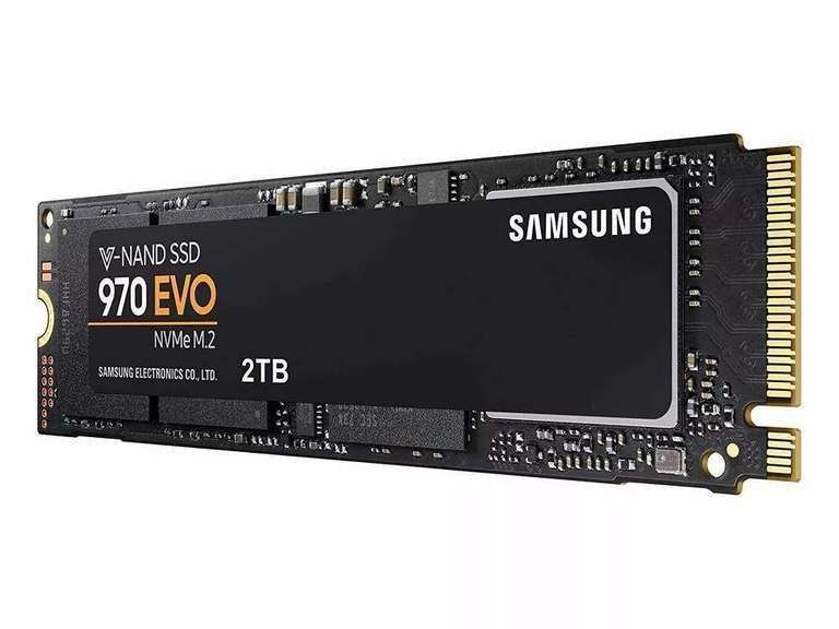 SSD interne M.2 NVMe Samsung 970 EVO Plus (MZ-V7S2T0BW) - 2 To, TLC 3D, DRAM, Jusqu'à 3500-3300 Mo/s (+ 4,47€ en RP - Boulanger)