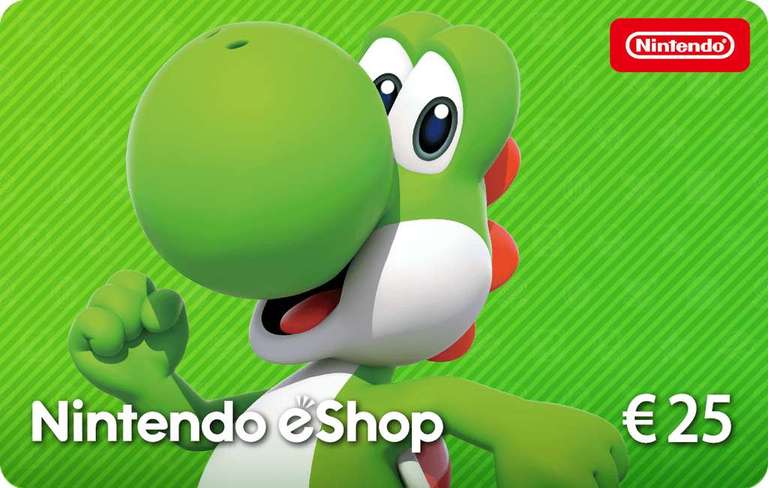 11% de réduction sur les Cartes Nintendo eShop Europe (Dématérialisé) - Ex : Carte de 100€ à 75.63€ & 25€ à 20.10€