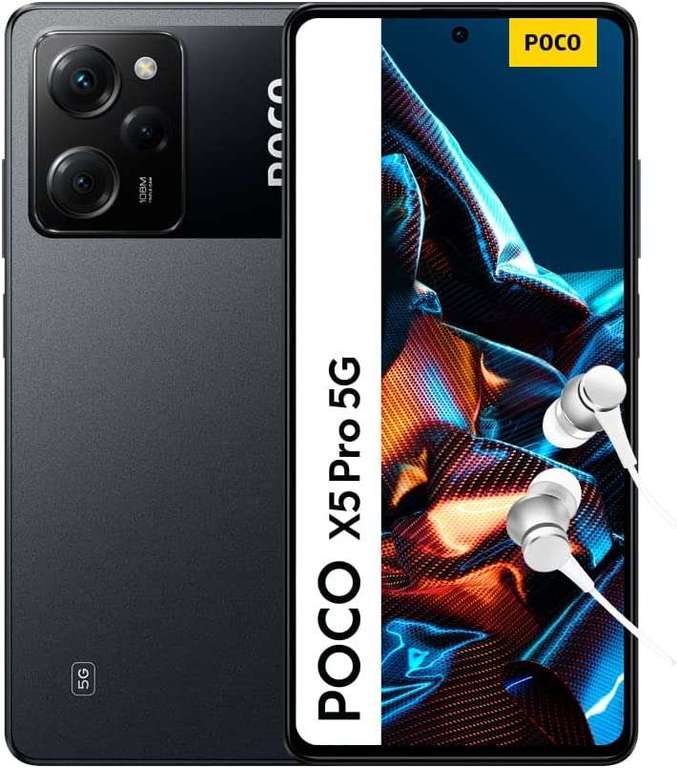 Smartphone 6.67" Xiaomi POCO X5 Pro 5G - AMOLED FHD+ 120Hz, Snapdragon 778G, RAM 6 Go, 128 Go, 108 MP, Charge 67W, 5000mAh (Entrepôt France)