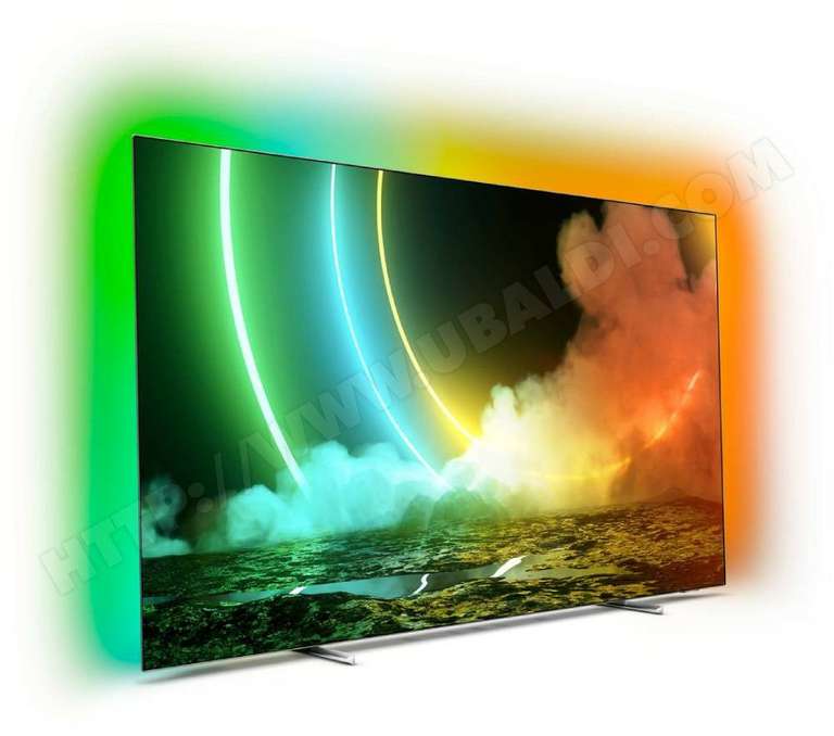 TV 65" OLED Philips 65OLED706 - 4K UHD, Dolby Vision, Dolby Atmos, HDMI 2.1, Smart TV, Ambilight 3 Côtés