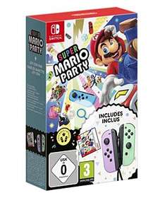Jeu Super Mario Party sur Nintendo Switch + Paire de manettes Joy-Con violet pastel & vert pastel