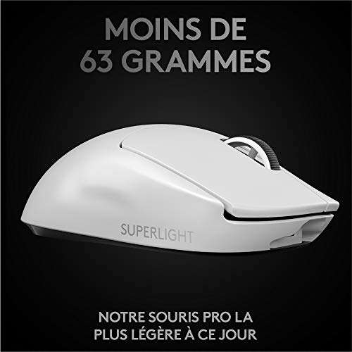 Souris sans fil Logitech G Pro X Superlight - Blanc