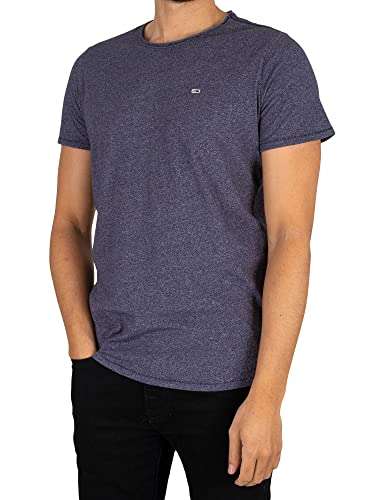 T-Shirt Slim Tommy Jeans Jaspe c Neck bds - bleu (taille M, Xl et XXL)
