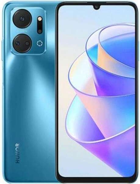 Smartphone 6,74" Honor X7a - 90hz, 4Go RAM, 128Go, 5330 mAh, Bleu