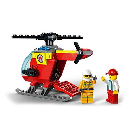 Jeu de construction Lego City Fire L’Hélicoptère des Pompiers 60318 (Via coupon)