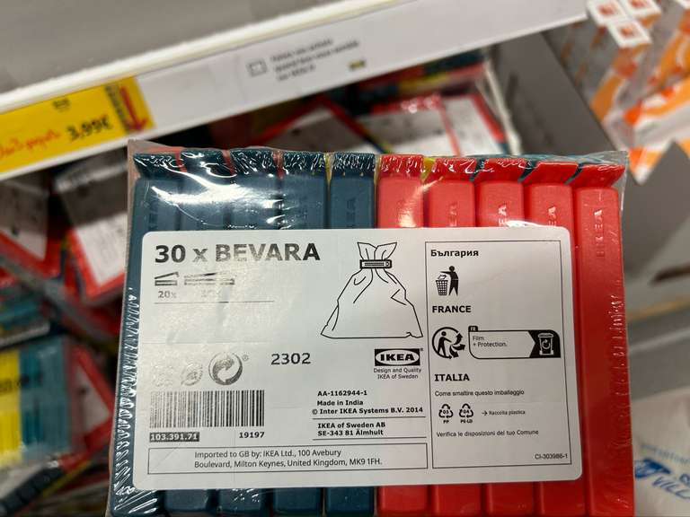 90 pinces de fermeture Bevara (Toulon 83)