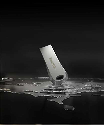 Clé USB SanDisk Ultra Luxe 64 Go USB Flash Drive (SDCZ74-064G-A46) - USB 3.1 up to 150 MB/s, Silver