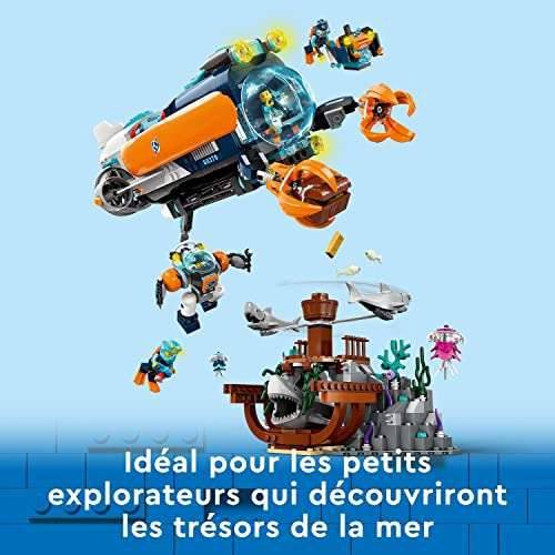 LEGO 60379 City Le sous-Marin d’Exploration en Eaux Profondes (Via coupon)
