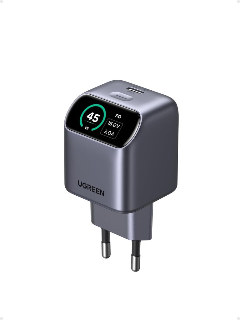 Chargeur UGREEN Nexode Pro 45W - USB C, PPS, GaN II, avec écran intelligent (Vendeur tiers UGREEN)