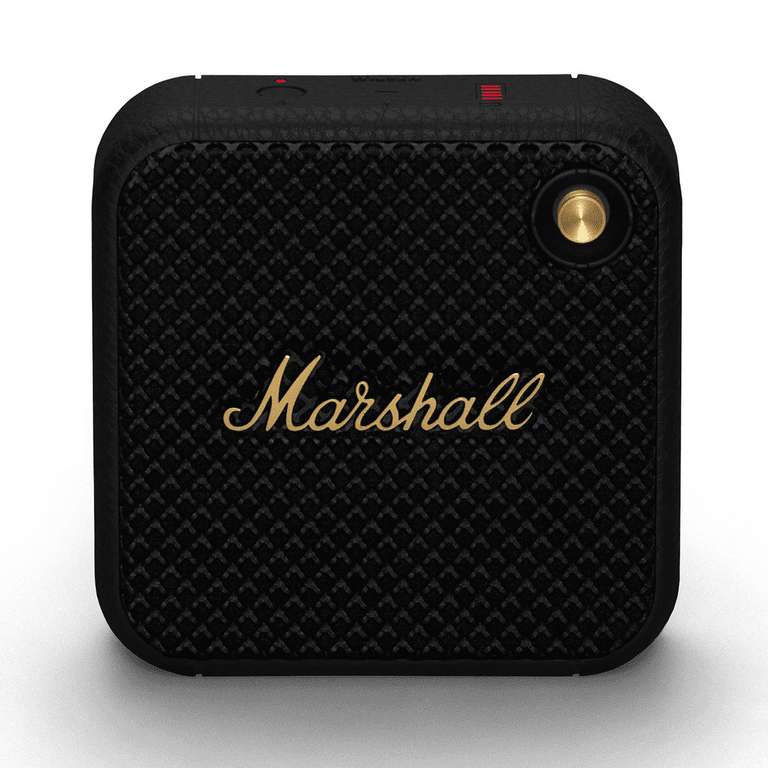 Enceinte portable bluetooth Marshall Willen - Black & Brass (+ 2.50€ en RP - Carrefour)