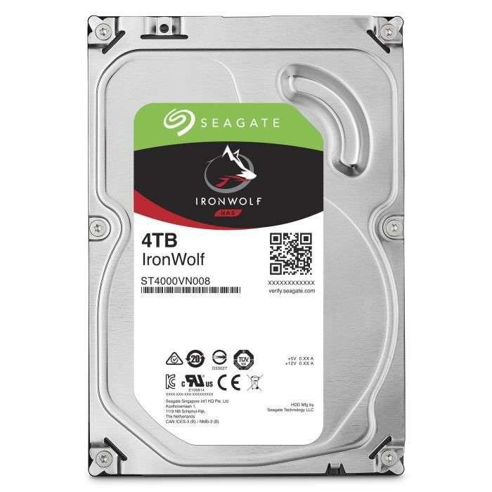 Disque dur interne 3.5" Seagate NAS IronWolf ST4000VN006 - 4 To