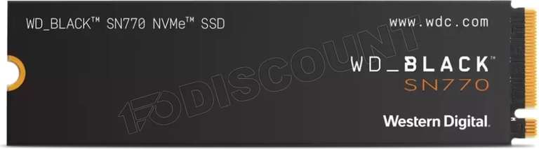 SSD Interne NVMe M.2 Western digital Black SN770 - 2 To (1fodiscount.com)
