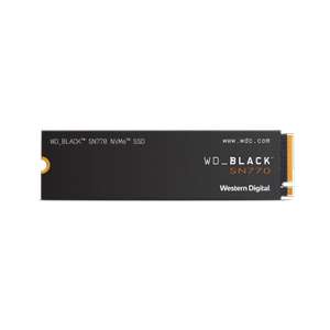 SSD Interne M.2 NVMe Western Digital Black SN770 - 1 To, PCIe Gen4 (WDS100T3X0E)