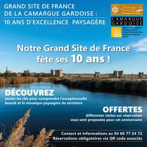 Visites et sorties gratuites sur différents sites de la Camargue Gardoise – Ex : Visite guidée de la tour de Constance d’Aigues-Mortes (30)