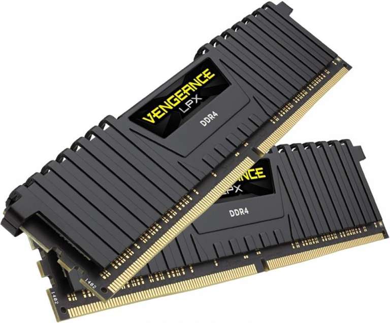Kit Mémoire RAM Corsair Vengeance LPX ‎CMK16GX4M2B3200C16 - 16 Go (2 x 8 Go),  DDR4, 3200 MHz, CL16, XMP 2 –