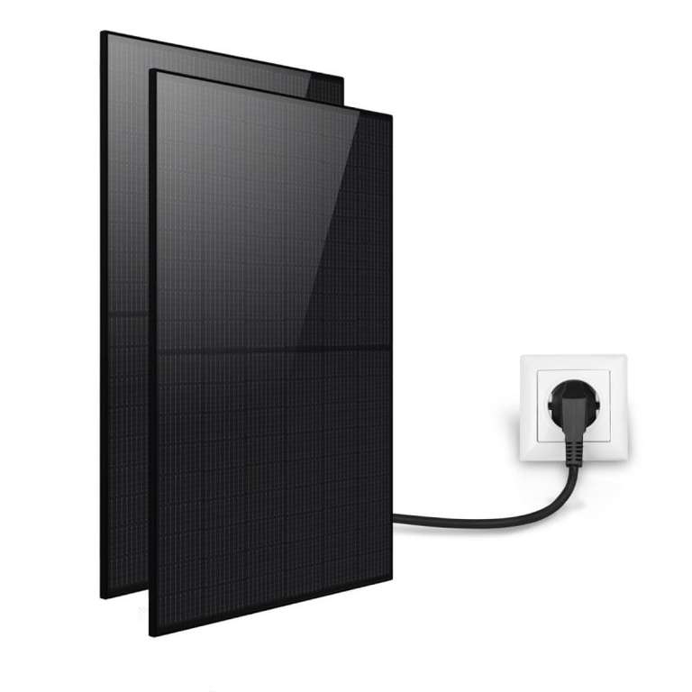 Kit solaire Plug And Play Premium: 2 panneaux Longi Solar 425 Wc technologie back contact + Micro-Onduleur APSystems EZ1 800W (upwatt.com)