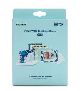 Pack 10 cartes de vœux Fujifilm instax Wide