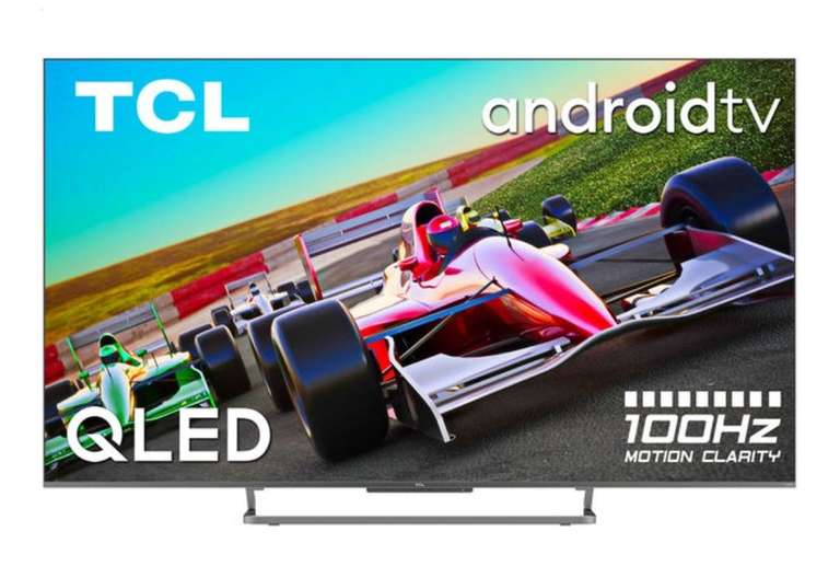 TV 55" TCL 55C729 - QLED, 4K UHD, dalle 100hz HDMI 2.1 -Android TV (via ODR de 100 €)