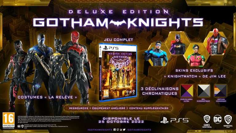 Aïe, Gotham Knights est moins bien que le jeu Batman: Arkham