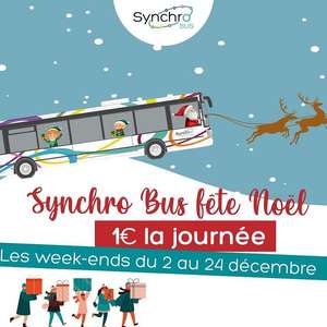 [SynchroBus] 1€ la journée sur le réseau de bus les weekends (Grand Chambéry 73)