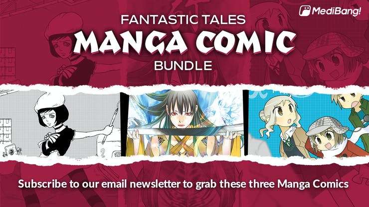 Fantastic Tales Manga Comic Bundle - 3 Mangas Gratuit au format Epub/PDF (Dématérialisés - Anglais)
