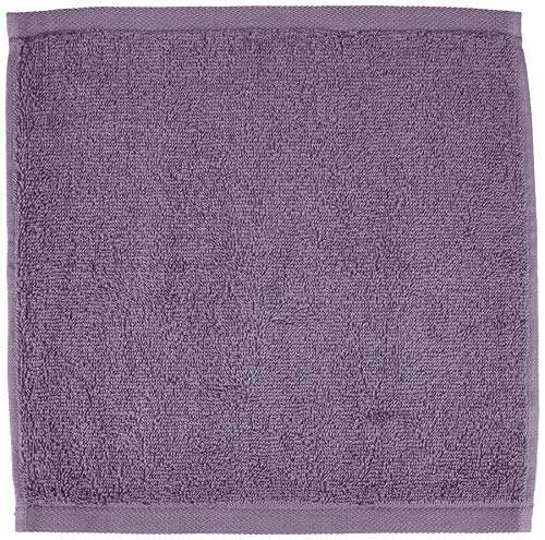 Lot de 12 petites serviettes en coton Amazon Basics - lavande