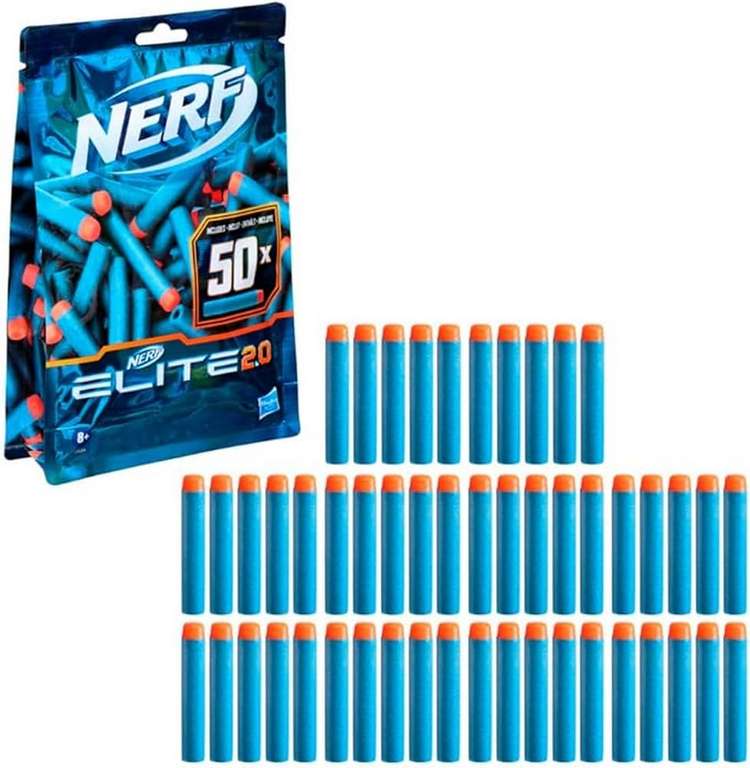 Pack de 50 fléchettes Nerf Elite 2.0 officielles