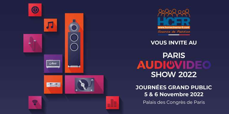 Invitation gratuite Paris audio show 2022 - Paris (75)