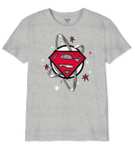 T- Shirt DC Comics Superman - gris ou noir, taille 6 ans